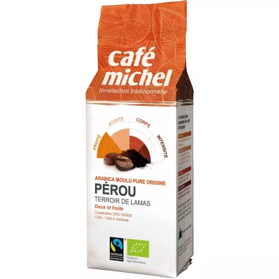 Cafe Michel Kawa mielona Arabica 100% Peru 250 g Bio