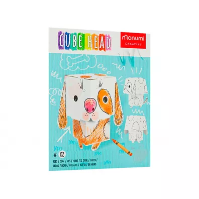 Kolorowanka CubeHead 3D, "Pies", Normal