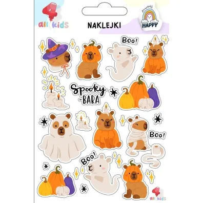 All4Kids Naklejki dla dzieci Kapibara Halloween