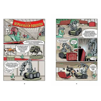 Roboty i drony - dawno temu, teraz i w przysz�o�ci. Naukomiks