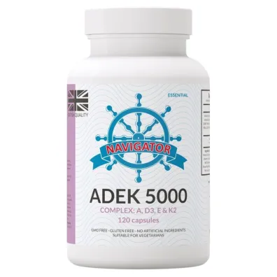 Navigator Witamina ADEK COMPLEX 5000 suplement diety 120 kaps.