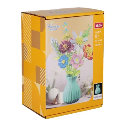 Klocki konstrukcyjne Kwiaty 793szt MEGA CREATIVE 567478