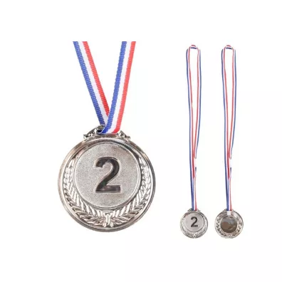 Medal srebrny drugie miejsce LeanToys
