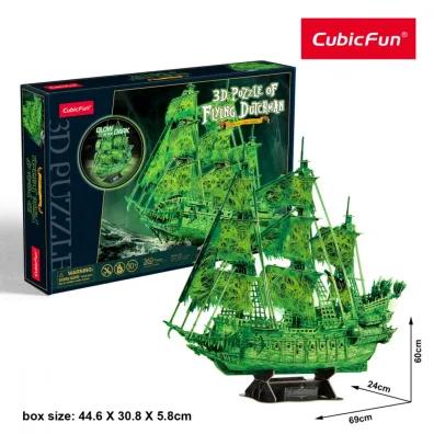 Cubic Fun. Puzzle 3D. Lataj�cy Holender �wiec�cy w ciemno�ci.  360 element�w