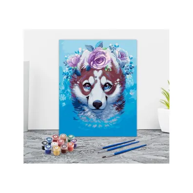 Twoje Hobby Malowanie po numerach - Szcz�liwy pies� 40x50cm