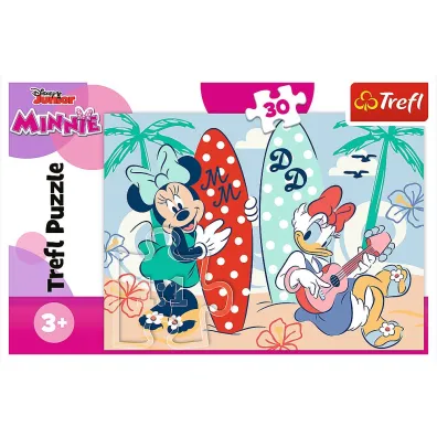 Puzzle 30 el. Kolorowa Minnie Trefl