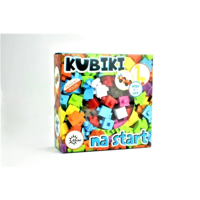 Klocki konstrukcyjne 70 element�w Kubiki na Start od Abino