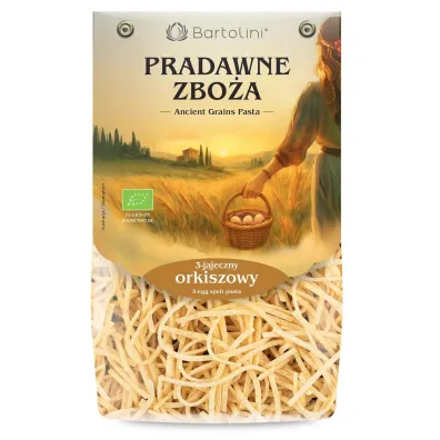Bartolini Makaron orkiszowy 3-jajeczny - krajanka �rednia 250 g Bio