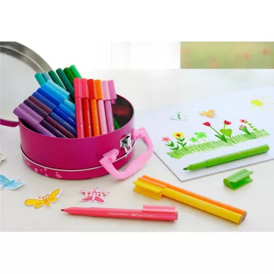 Faber-Castell Flamastry Connector torebka 33 szt.