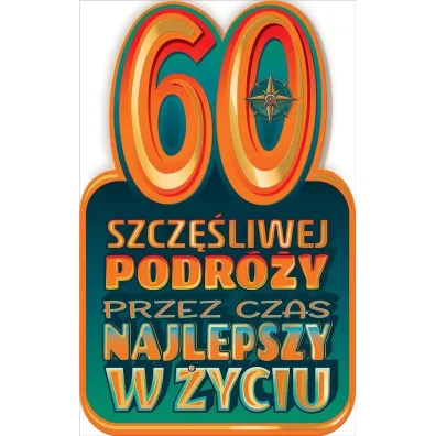 AbCard Kartka okoliczno�ciowa Urodziny 60