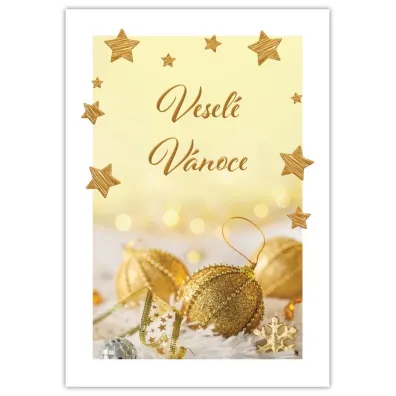 Trend Karnet Weso�ych �wi�t - Vesele Vanoce Cestina