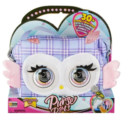 Purse Pets. Interaktywna torebka. Sowa 6064118 Spin Master
