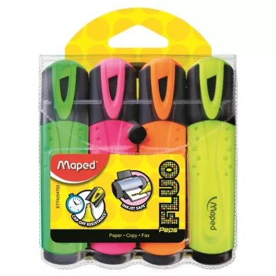 Maped Zakre�lacz Fluo Peps 4 szt.