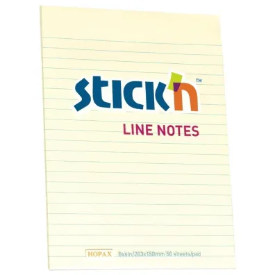 Stickn Notes samoprzylepny 203x152mm 50K ��ty pastel