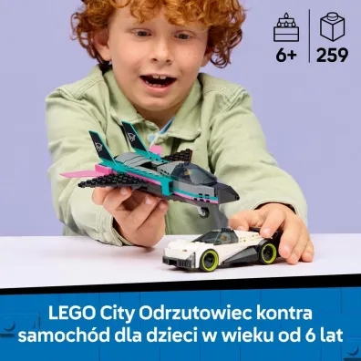 LEGO City Odrzutowiec kontra samoch�d 60489