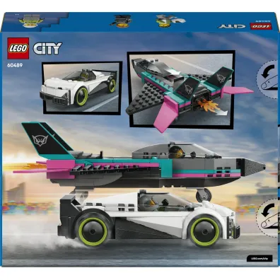 LEGO City Odrzutowiec kontra samoch�d 60489