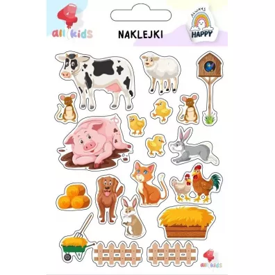 All4Kids Naklejki dla dzieci Farma zwierz�ta