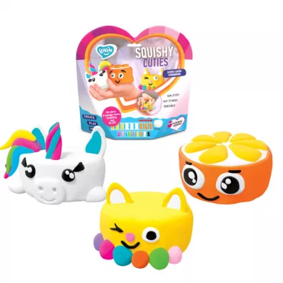 Zestaw z lekk ciastolin piankolina Squishy Cutie Lovin