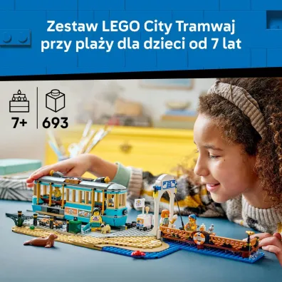 LEGO City Tramwaj przy pla�y 60506