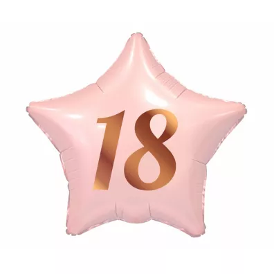 Godan Balon foliowy B&C 18 gwiazda r�owy
