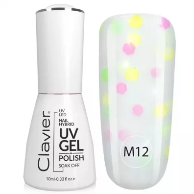 Clavier Hybrydowy lakier do paznokci 012 10 ml