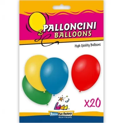 Balony lateksowe mix kolor�w 26cm 20 szt