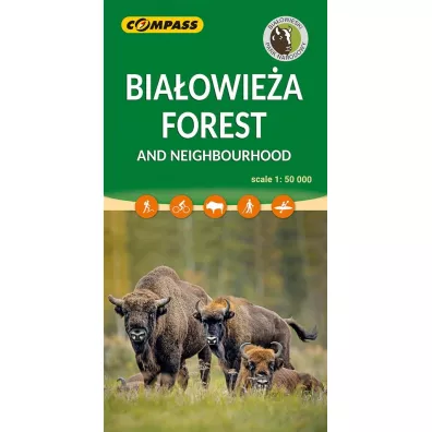 Mapa -Bia�owie�a Forest and Neighbourhood 1:50 000