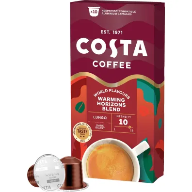Costa Coffee Kawa w kapsu�kach The Warming Blend Lungo 10 szt.