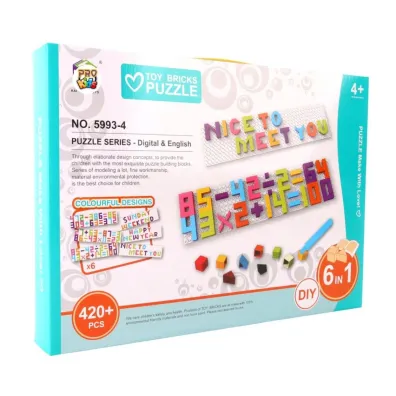 Puzzle klocki edukacyjne uk�adanka Pro Kids