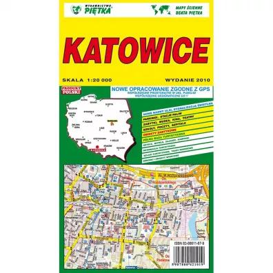 Katowice 1:20 000 plan miasta PI�TKA