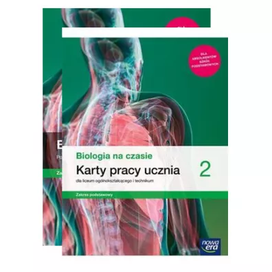 Pakiet Biologia na czasie 2. Podr�cznik i Karty pracy ucznia dla liceum og�lnokszta�c�cego i technikum. Zakres podstawowy. Szko�y ponadpodstawowe - Dawid Kaczmarek, Jacek Paw�owski, Jolanta Holeczek, Renata Stencel, Anna  Helmin