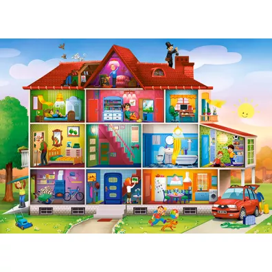 Puzzle 120 el. House Life Castorland