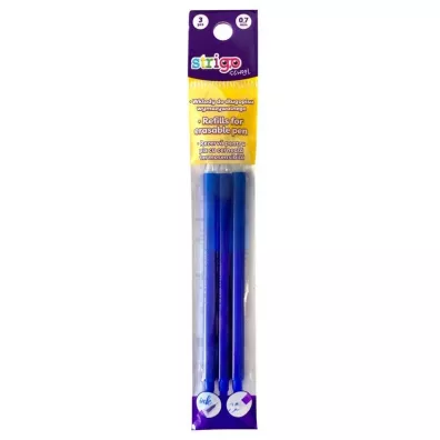 Strigo Wk�ady do d�ugopis�w wymazywalny 0.7mm 3 szt.
