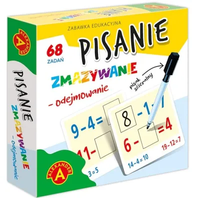 Pisanie zmazywanie. Odejmowanie Alexander