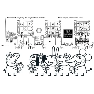 Peppa Pig Dodaj kolor�w 9. Weso�e przedszkole Peppy