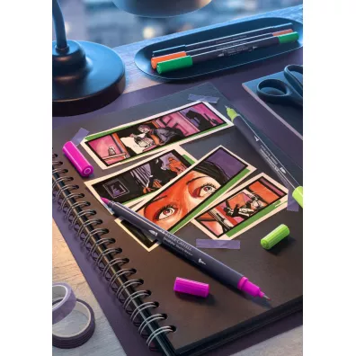 Faber-Castell Pisak dwustronny Goldfaber Sketch graphic 6 szt.