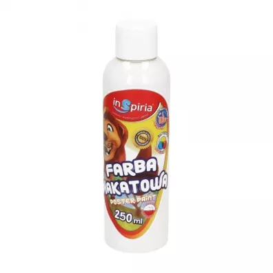 InSpiria Farba plakatowa bia�a 250 ml