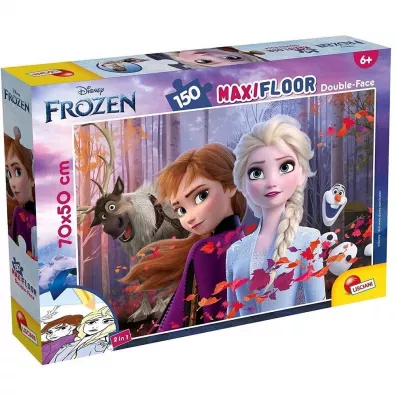 Puzzle dwustronne maxi 150 el. Kraina Lodu Lisciani