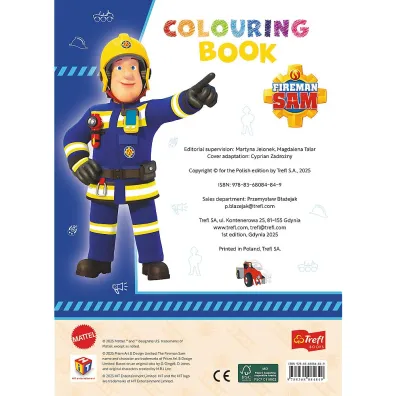 Stra�ak Sam. Kolorowanka. Malbuch. Colouring book. Fireman Sam
