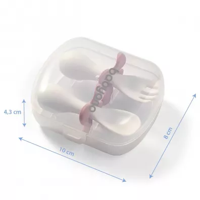 Babyono Sztuce ergonomiczne dla dzieci biao-rowe