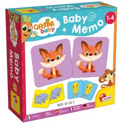 Carotina Baby. Memo. Zwierzta Lisciani