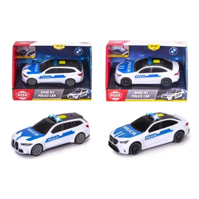 AUTO POLICJA DZ/SW P/B BMW M3/M5 19X12X9 MIX2 6 Dickie Toys