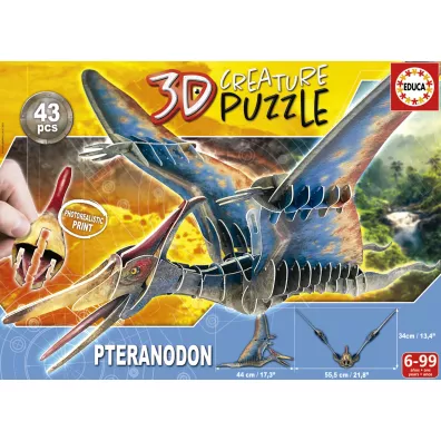 Puzzle 3D 43 el. Dinozaury - Pteranodon Educa