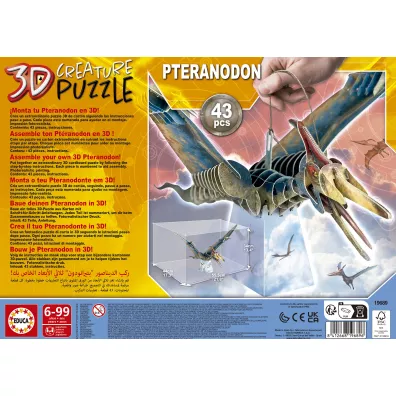 Puzzle 3D 43 el. Dinozaury - Pteranodon Educa