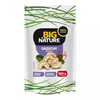 Big Nature Orzechy nerkowca Po��wki Du�a Paka 500 g