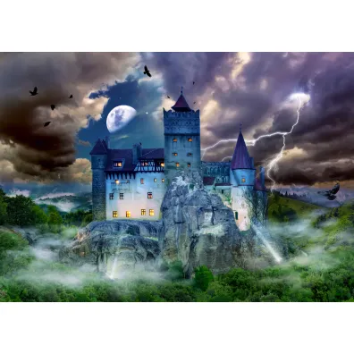 Puzzle 1000 el. Zamek hrabiego Drakuli Enjoy
