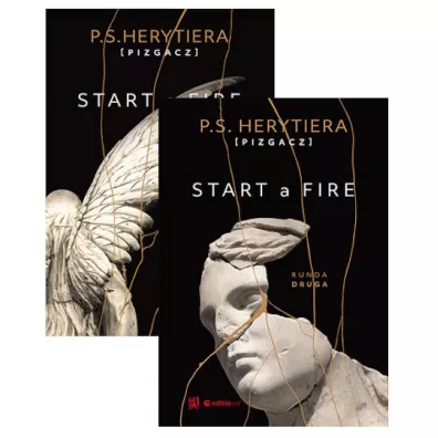 Pakiet Trylogia Hell. Tomy 1-2: Start a Fire. Runda pierwsza, Start a Fire. Runda druga - P.S. Herytiera Pizgacz