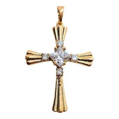 Zawieszka Z�oty Krzy�yk 31x26mm