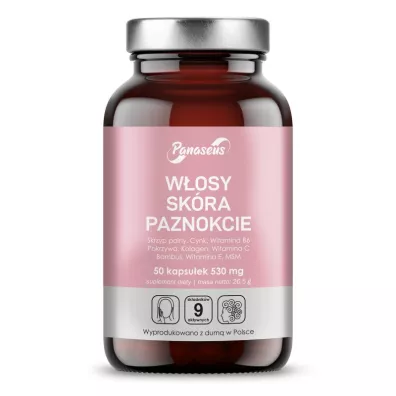 Panaseus W�osy sk�ra paznokcie - suplement diety 50 kaps.