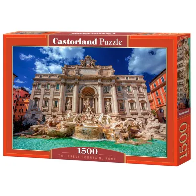 Puzzle 1500 el. The Trevi Fountain, Rome Castorland